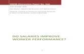 Do Salary Improve the Performance