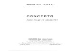 Ravel - Piano Concerto - Score