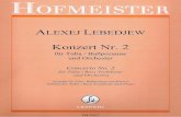A. Lebedev: Concerto No. 2