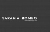 Sarah A. Romeo's Recent Design Work