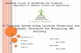 A Tracking System Using Location Prediction and     Dynamic Threshold for Minimizing SMS Delivery