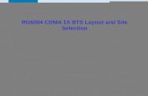 CDMA 1X BTS LAyout and Site Selection