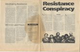 Resistance Conspiracy Broad Sheet