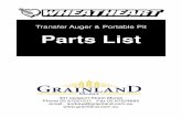 Transfer Auger & Portable Pit Parts