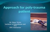 Approach for Poly-trauma Patient