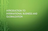 Introduction to International Business and Globalization