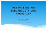 Activities on Electricity and Magnetism
