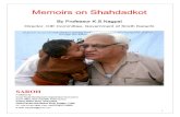 Memoirs on Shahdadkot by K.S. Nagpal 2013
