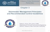 Villanova Urban Stormwater Partnership  Chapter 3 Stormwater Management Principles and Recommended Control Guidelines Robert G.