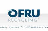 Recovery systems for solvents and water. Your expert in Solvent-Recycling.