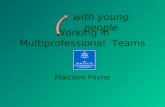 Working in Multiprofessional Teams Malcolm Payne with young people.