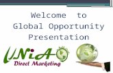 Welcome to Global Opportunity Presentation. 1920 ~ 100 paisa 1940 ~ 10 1960 ~ 100 1980 ~ 1000 2000 ~ 10,000 2013 ~ 20,000 2020 ~ 1,00,000…??? World Survey.