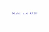 Disks and RAID. 50 Years Old! 13th September 1956 The IBM RAMAC 350.