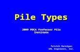 Pile Types 2009 PDCA Professor Pile Institute Patrick Hannigan GRL Engineers, Inc.