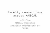 Faculty connections across AMICAL Jeff Gima AMICAL Director American University of Paris.