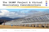 29 Jan 2003 ANITA Workshop - SKAMP & VO Considerations - G. "Ñima" Warr 1 The SKAMP Project & Virtual Observatory Considerations.
