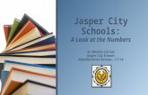 Jasper City Schools: A Look at the Numbers Dr. Martha LaCroix Jasper City Schools Administrative Retreat – 7.7.14.