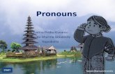 Pronouns Yustina Priska Kisnanto Sanata Dharma University Yogyakarta START Sanata Dharma University.