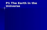 P1 The Earth in the Universe. Key Facts The universe is 14,000 million years old The universe is 14,000 million years old The universe possibly started.
