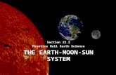 THE EARTH-MOON-SUN SYSTEM Section 22.2 Prentice Hall Earth Science.