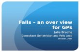 Falls – an over view for GPs Julie Brache Consultant Geriatrician and Falls Lead October, 2014.