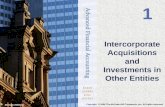 Intercorporate Acquisitions and Investments in Other Entities 1 Copyright © 2009 The McGraw-Hill Companies, Inc. All rights reserved. McGraw-Hill/Irwin.