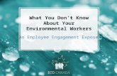 What You Don’t Know About Your Environmental Workers - An Employee Engagement Expose -