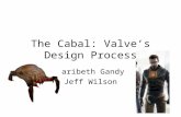 The Cabal: Valve’s Design Process Maribeth Gandy Jeff Wilson.