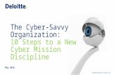 © 2010 Deloitte & Touche LLP The Cyber-Savvy Organization: 10 Steps to a New Cyber Mission Discipline May 2010.