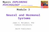 Myers EXPLORING PSYCHOLOGY (6th Edition in Modules) Module 3 Neural and Hormonal Systems James A. McCubbin, PhD Clemson University Worth Publishers.