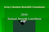 Keep Columbus Beautiful Commission 2010 Annual Awards Luncheon.