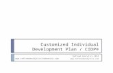 Customized Individual Development Plan / CIDP® Refined Analytics 2014  .