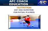 AFC COACH EDUCATIONNUTRITION DIET AND NUTRITION FOR FUTSAL PLAYERS.