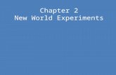 Chapter 2 New World Experiments. What defines a colonist of the New World Escaping religious persecution Search for a better life A better life for your.