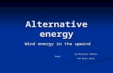 Alternative energy Wind energy in the upwind By:Vasilescu Tiberiu Aurel And Brata Sorin.