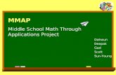 MMAP Middle School Math Through Applications Project Dahwun Deepak Gazi Scott Sun-Young.