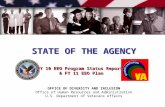 OFFICE OF DIVERSITY AND INCLUSION Office of Human Resources and Administration U.S. Department of Veterans Affairs STATE OF THE AGENCY FY 10 EEO Program.