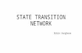 STATE TRANSITION NETWORK Bibin Varghese. State Transition Network Provides a description of what actions/events are available at what point and the state.