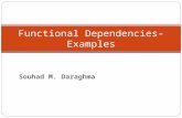Souhad M. Daraghma Functional Dependencies- Examples.