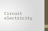 Circuit electricity. Atomic structure Atoms are composed of protons (+), electrons (-) and neutrons. The nucleus contains the protons and neutrons and.