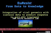 © 2007 IBM Corporation EuResist From Data to Knowledge Integration of viral genomics with clinical data to predict response to anti-HIV treatment IBM Haifa.