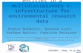 Integrating CERIF entities in a multidisciplinary e-infrastructure for environmental research data Enrico Boldrini a, Daniela Luzi b, Stefano Nativi a,