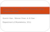 Guimin Gao, Wenan Chen, & Xi Gao Department of Biostatistics, VCU Association Tests for Rare Variants Using Sequence Data.