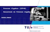 Process Algebra (2IF45) Recursion in Process Algebra Suzana Andova .