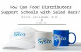 How Can Food Distributors Support Schools with Salad Bars? Billi Grossman, R.D., L.D. Sysco NM.