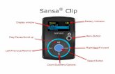 Components: Sansa Clip Mp3, earbuds, USB cable, Quick Start Guide.