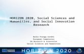 HORIZON 2020, Social Sciences and Humanities, and Social Innovation Research Heiko Prange-Gstöhl European Commission DG Research & Innovation Social Sciences.