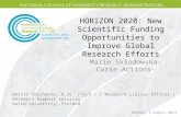 HORIZON 2020: New Scientific Funding Opportunities to Improve Global Research Efforts Marie Skłodowska-Curie Actions Dmitri Chicherin, D.Sc. (Tech.) |