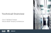 Technical Overview Cisco Validated Design: Secure Multi-Tenancy Architecture.