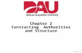 Chapter 2 Contracting Authorities and Structure Nov 11, v5.